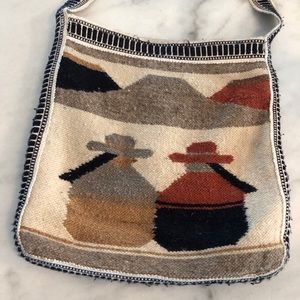Real alpaca wool bag